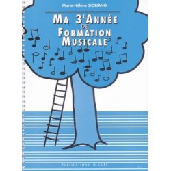 Marie-Hélène Siciliano - Ma 3ème année de formation musicale - Recueil