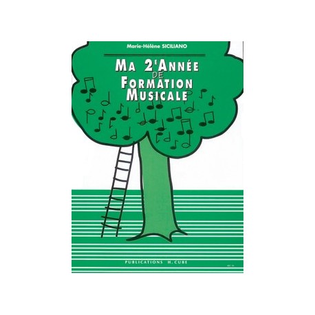 Marie-Hélène Siciliano - Ma 2ème année de formation musicale - Recueil