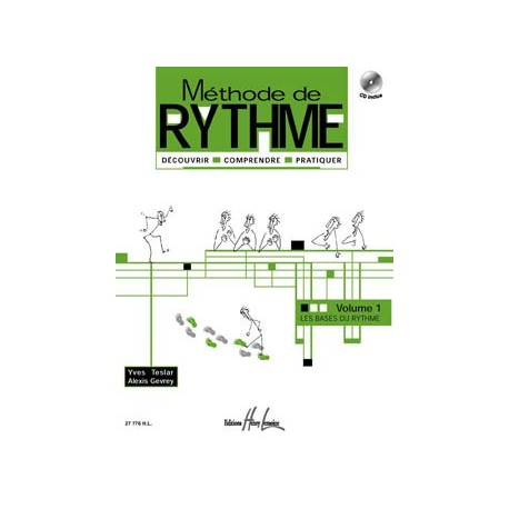 Yves Teslar/Alexis Gevray - Méthode de rythme Vol.1 - Recueil + CD