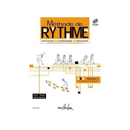 Yves Teslar/Alexis Gevray - Méthode de rythme Vol.2 - Recueil + CD