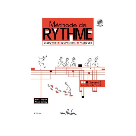 Yves Teslar/Alexis Gevray - Méthode de rythme Vol.3 - Recueil + CD
