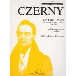 Carl Czerny - Les 5 doigts Op.777 - Recueil