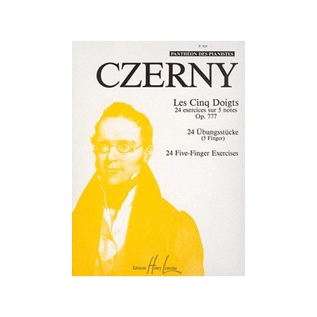 Carl Czerny - Les 5 doigts Op.777 - Recueil