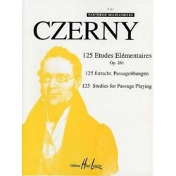 Carl Czerny - Etudes élémentaires (125) Op.261 - Recueil