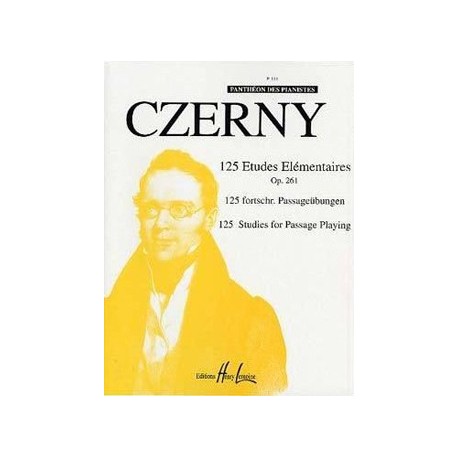 Carl Czerny - Etudes élémentaires (125) Op.261 - Recueil