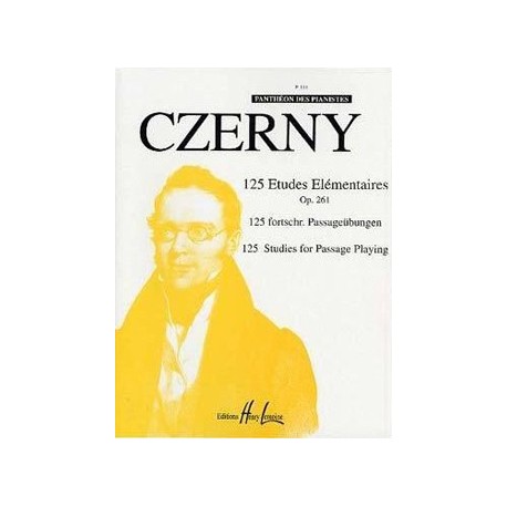 Carl Czerny - Etudes élémentaires (125) Op.261 - Recueil