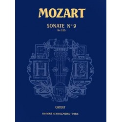 Wolfgang Amadeus Mozart - Sonate n°9 KV310 - Recueil