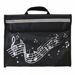 Musicwear - Wavy Stave Music Bag - Black - Sacs