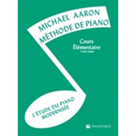 Michael Aaron - Méthode de Piano - Cours Élémentaire 3ème Volume - Recueil