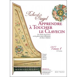 Richard Siegel - Apprendre à Toucher le Clavecin (Volume 1) - Recueil + CD