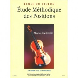Maurice Hauchard - Etude méthodique Des Positions Vol 2 Violin - Conducteur