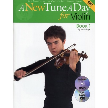 Sarah Pope - A New Tune A Day: Violin - Book 1 - Recueil + CD + DVD