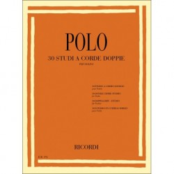 Enrico Polo - 30 Studi a corde doppie Violin - Recueil