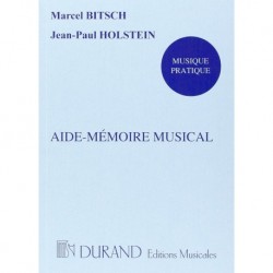 Marcel Bitsch - Aide - Mémoire Musical Music Theory - Recueil