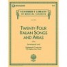 24 Italian Songs & Arias - Medium Low Voice Medium Low Voice - Recueil + Enregistrement(s) en ligne