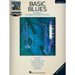 Basic Blues Flute, Violin, Guitar, Clarinet, Trumpet, Saxophone, Trombone, Chords - Recueil + CD