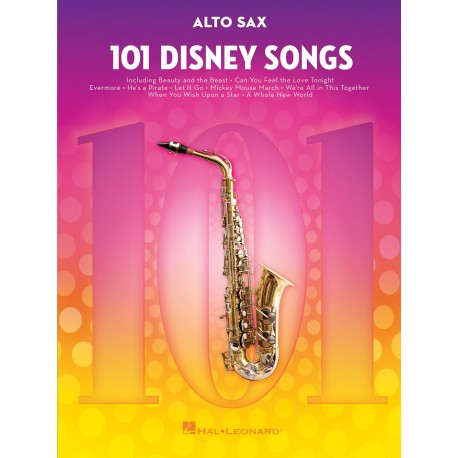 101 Disney Songs Alto Saxophone - Recueil