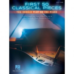 First 50 Classical Pieces Piano - Recueil