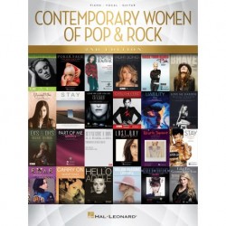 Contemporary Women of Pop & Rock - 2nd Edition Piano, Vocal and Guitar - Recueil
