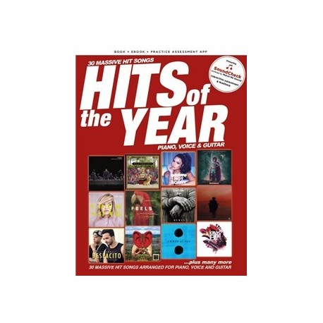 Hits Of The Year 2017: PVG Piano, Vocal and Guitar - Recueil