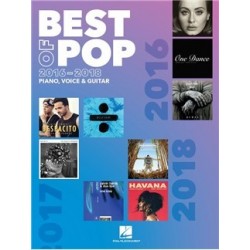 Best Of Pop 2016-2018 Piano, Vocal and Guitar - Recueil
