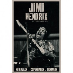 Jimi Hendrix - Live Copenhagen - Wall Poster - Affiche