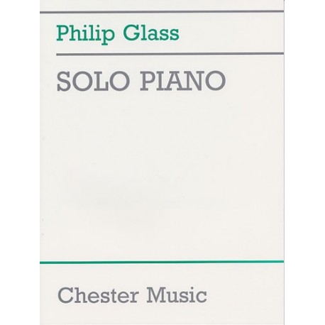 Philip Glass - Solo Piano - Recueil