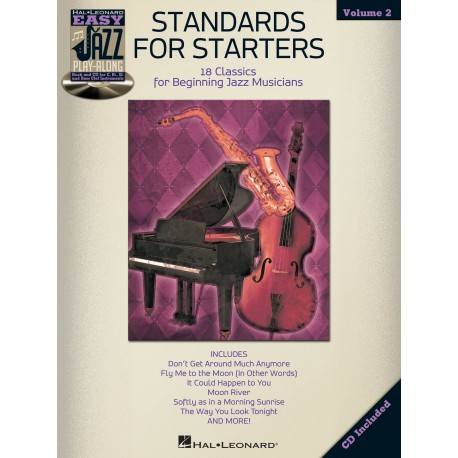 Standards for Starters Flute, Violin, Guitar, Clarinet, Trumpet, Saxophone, Trombone, Chords - Recueil + CD