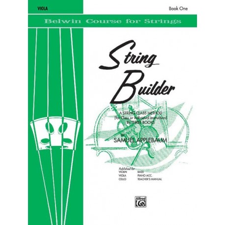 Samuel Applebaum - String Builder, Book I Viola - Recueil