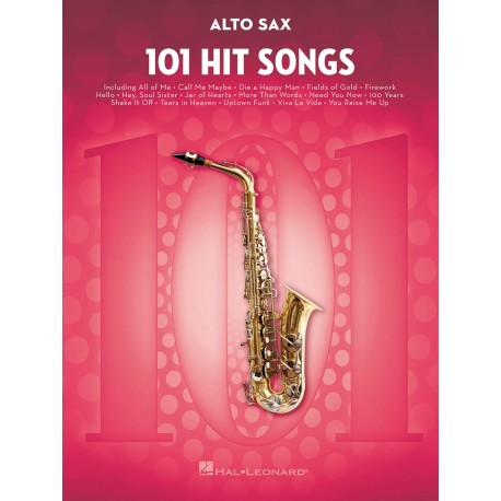 101 Hit Songs Alto Saxophone - Recueil