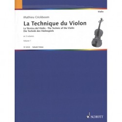 Mathieu Crickboom - The Technique of the Violin Vol. 1 - Recueil