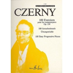 Carl Czerny - 100 Exercices pour Les commencants Op.139 Piano - Recueil