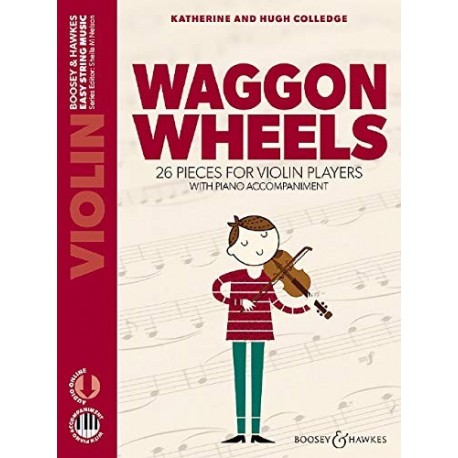 Hugh Colledge/Katherine Colledge - Waggon Wheels Violon et Piano - Recueil + Enregistrement(s) en ligne