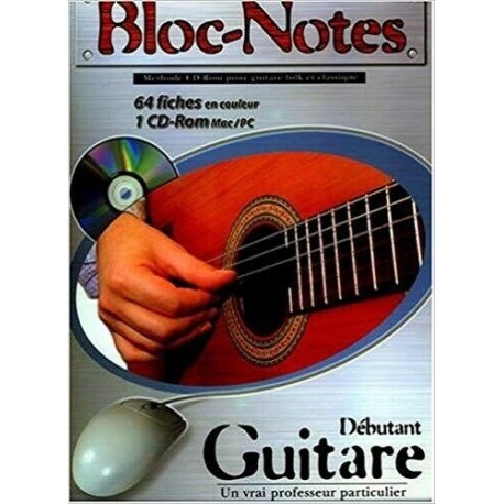 Denis Roux - Méthode Bloc-Note Guitare - Recueil + CDROM