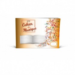 Cahier De Musique 20 pages 6 Portees format italien - Recueil