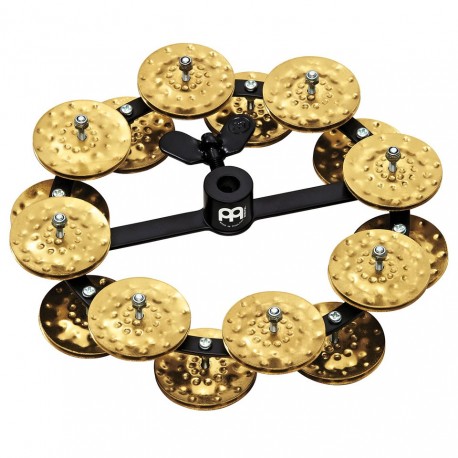 Meinl HTHH2B-BK - Tambourin charleston 5" cuivre 2 rangées