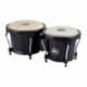 Meinl HB50BK - Paire bongos Journey 6" 1/2 & 7" 1/2 avec fûts ABS et peaux animales