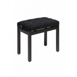 Stagg PB36 RWM VBK - Banquette de piano couleur palissandre mat avec pelote en velours noir