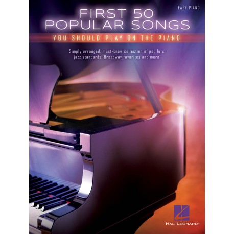First 50 Popular Songs - Easy Piano - Recueil