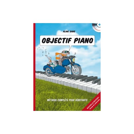 Aline Sans - Objectif Piano - Piano - Recueil + CD