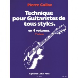 Cullaz - Technique pour guitaristes de tous styles - Vol. 1 - Recueil