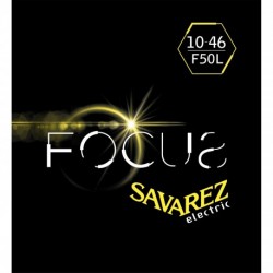 Savarez F50L - Jeu de cordes Focus Stainless Steel .010-.046 pour guitare électrique