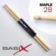 Basix MAPLE-2B - Paire de baguette 2B Maple
