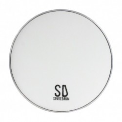 Sparedrum M3W10 - Peau 10" Mute 3 plis - Mesh Silencieuse - Blanc