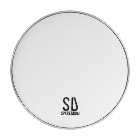 Sparedrum M3W10 - Peau 10" Mute 3 plis - Mesh Silencieuse - Blanc