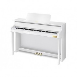 Casio GP-310WE - Piano 88 touches dynamiques finition blanc satiné touches en bois d’épicéa avec meuble