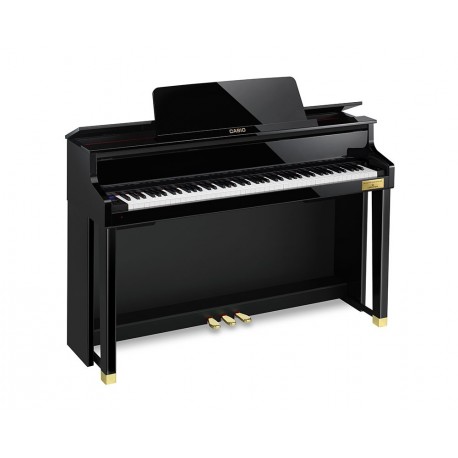 Casio GP-510BP - Piano 88 touches dynamiques finition noire laqué touches en bois d’épicéa avec meuble