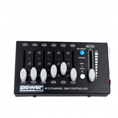 Power Lighting DMX MINISHOW 12C - Console DMX 12 Canaux