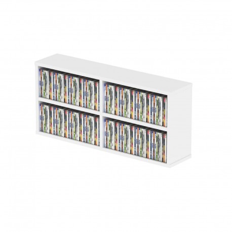 Glorious Dj CD BOX 180 WHITE - Casier de rangement 180 CD finition blanche