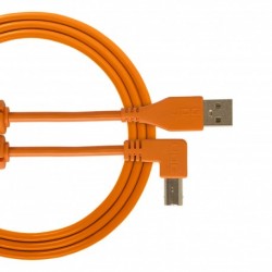 Udg U 95006 OR - Câble UDG USB 2.0 a-b Orange Coudé 3m